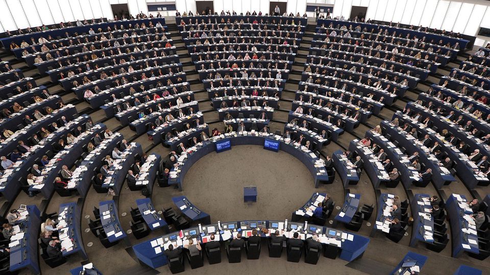 L'Hémicycle du parlement européen à Bruxelles