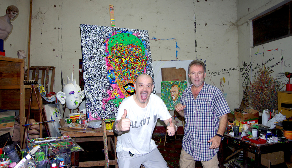 Jean-Marc Calvet et Stéphane (Costa Rica Immobilier) à Granada / Nicaragua - Octobre 2014