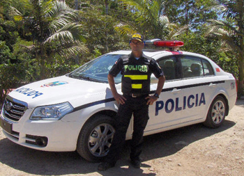 Costa Rica - véhicule de police