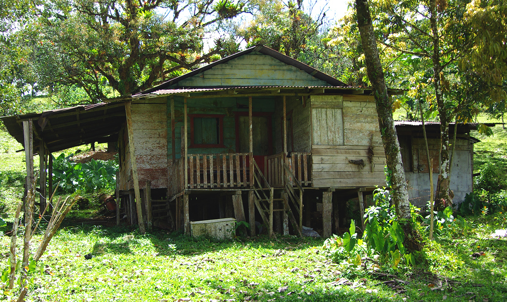 Costa Rica - Vieille maison bois en ruine - 1