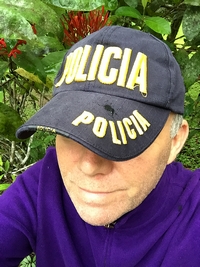 Stéphane, casquette Police Costa Rica - 23 janvier 2016