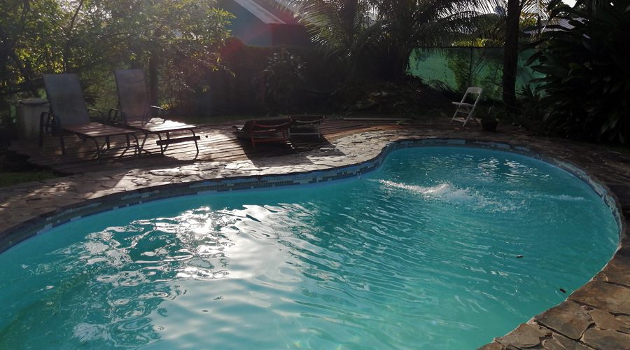 Costa Rica - Carabes - Auberge de jeunesse - La piscine