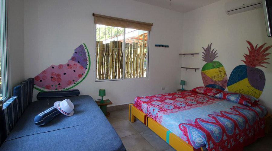 Costa Rica - Guanacaste - Samara - SAM 4U - Appartement 1 - La chambre - Vue 1