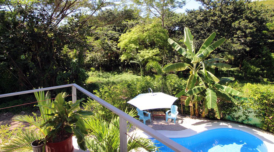 Costa Rica - Guanacaste - Samara - SAM 4U - La piscine vue de l'tage - Vue 1