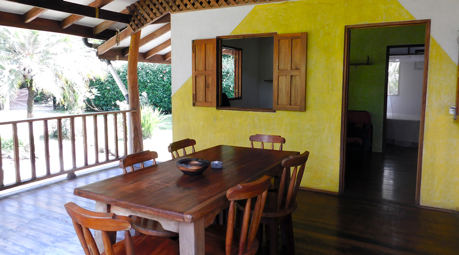 Costa Rica - Limon - Cahuita - Casa Serenidad - La terrasse - Vue 1