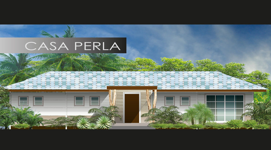 Casa Perla - Maison bois près de Tamarindo - Façade côté entrée
