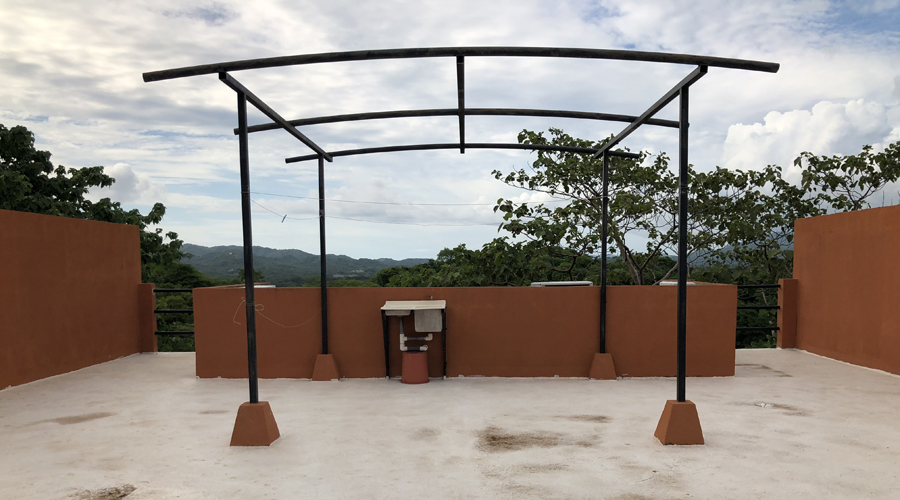 Appartement Villareal Tamarindo Guanacaste Costa Rica - La terrasse commune sur le toit de l'immeuble