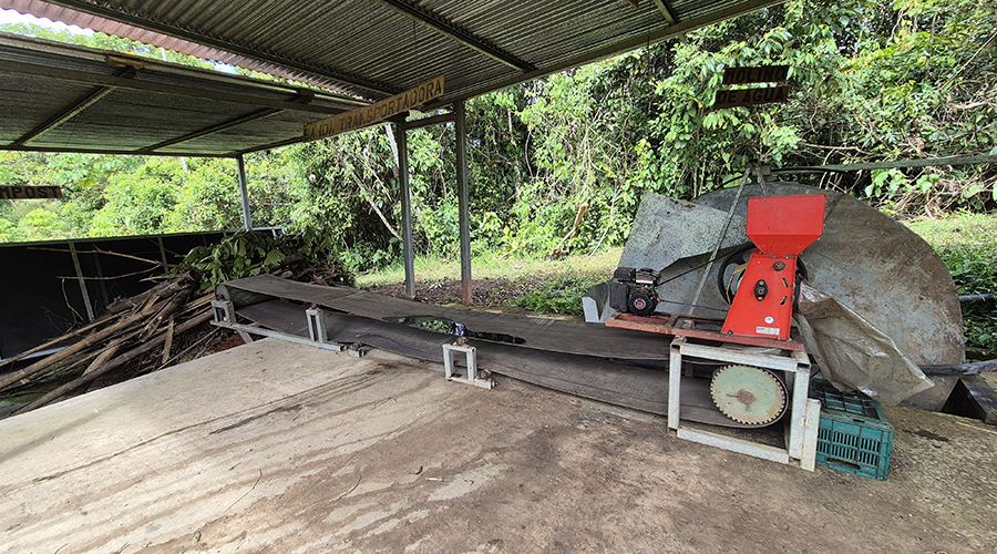 Costa Rica - Sud - Coto - Brus - Finca Caf Organico - Infrastructures - vue 2