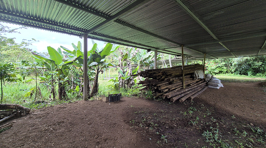 Costa Rica - Sud - Coto - Brus - Finca Caf Organico - Infrastructures - vue 4