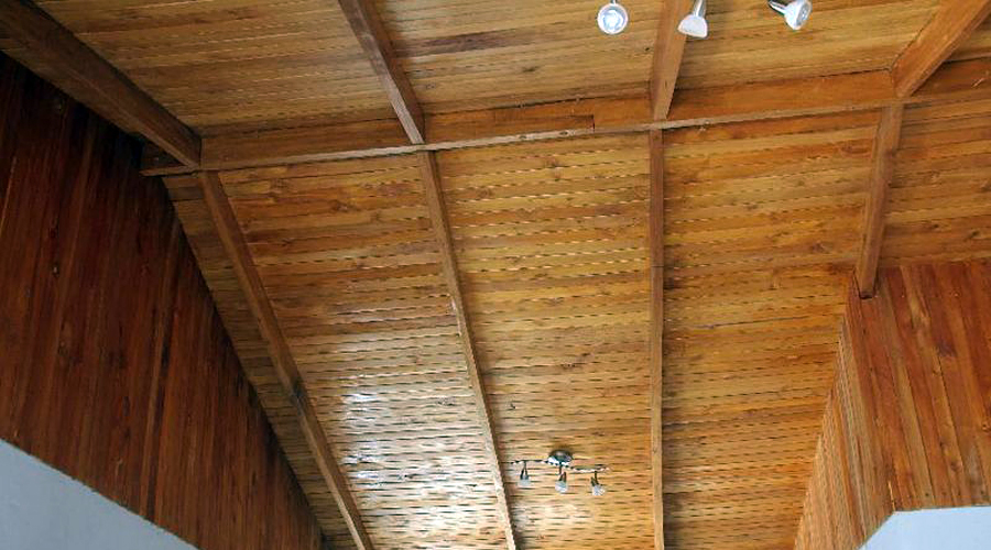 Costa Rica - Guanacaste - Carillo - Casa ML - Détail du plafond en bois