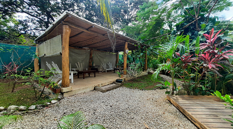  Costa Rica - Tamarindo - Casa Mariposa - Extrieur - Jardin - Rancho - Vue 1