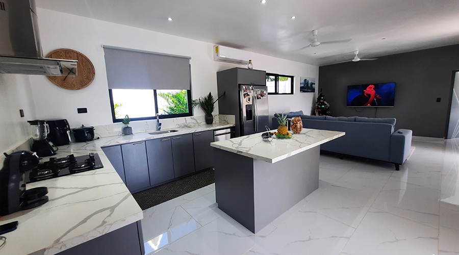  Costa Rica - Potrero - Casa Celestial - Maison - Intrieur - Cuisine - Vue 1