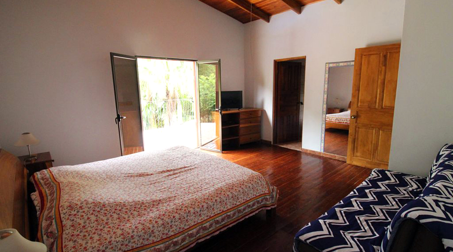 Costa Rica - Guanacaste - Samara - La chambre principale à l'étage