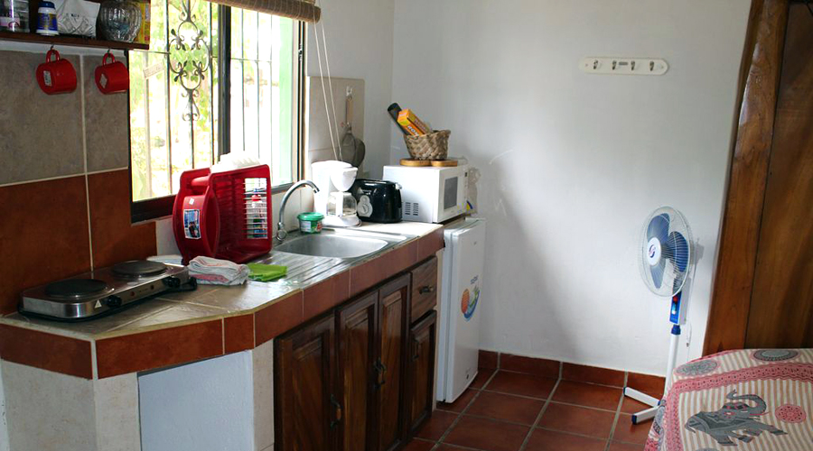 Costa Rica, Guanacaste, Samara - Le bungalow indépendant - Espace cuisine