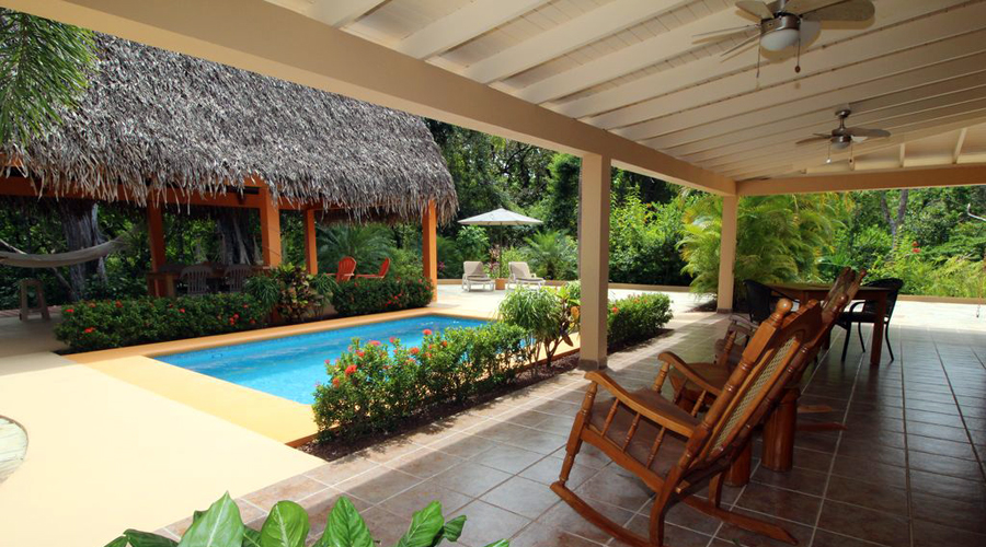 Costa Rica - Guanacaste - Samara - Casa Rancho Grande - La piscine - Vue 2