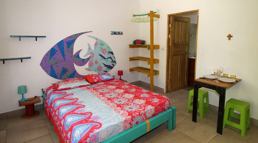 Costa Rica - Guanacaste - Samara - SAM 4U - Appartement 2 - La chambre - Vue 1