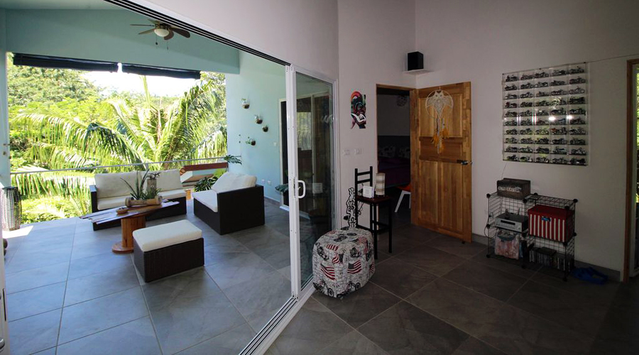 Costa Rica - Guanacaste - Samara - SAM 4U - Appartement du haut - Le salon - Vue 1