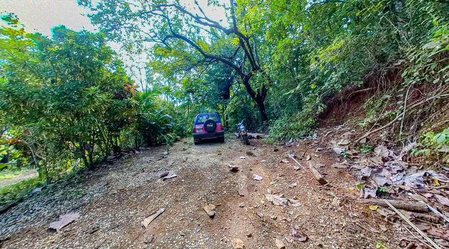 Costa Rica, Guanacaste, San Juanillo, Casa Privada - Le parking