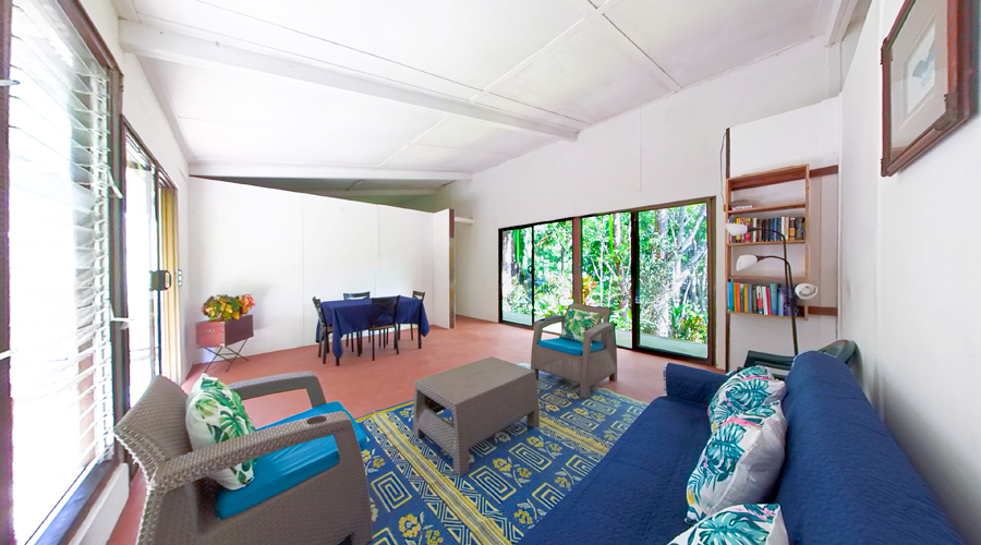 Costa Rica, Guanacaste, San Juanillo, Casa Privada - Le salon - Vue 2