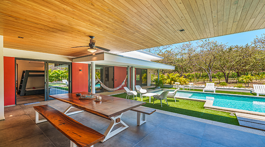 Costa Rica - Guanacaste - Playa Negra - Villa Rancho Coco - Exterieur - Terrasse - Vue 1