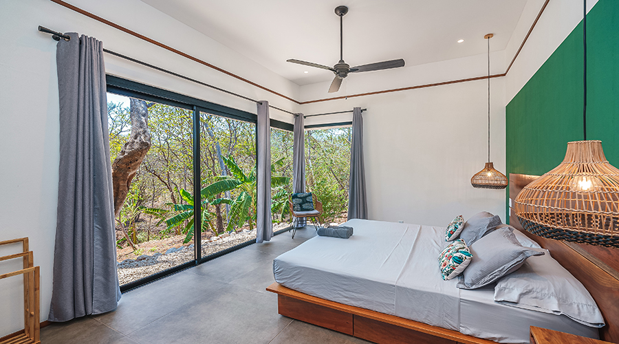 Costa Rica - Guanacaste - Playa Negra - Villa Rancho Coco - Int�rieur - Chambre 1 - Vue 1
