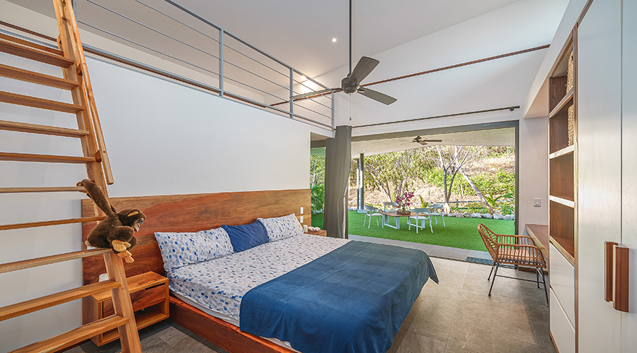 Costa Rica - Guanacaste - Playa Negra - Villa Rancho Coco - Int�rieur - Chambre 5 - Vue 2