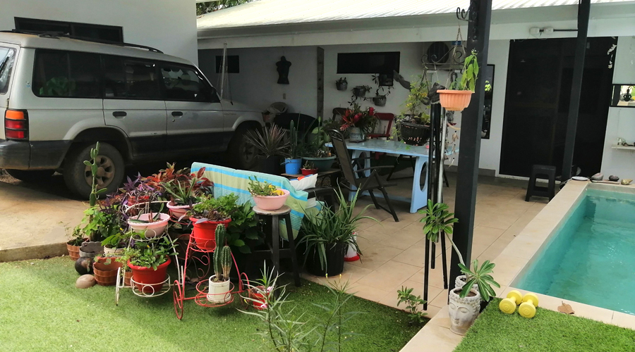 Guanacaste, pr�s de Tamarindo - Casa Mi Vecina II - Petit jardin et piscine