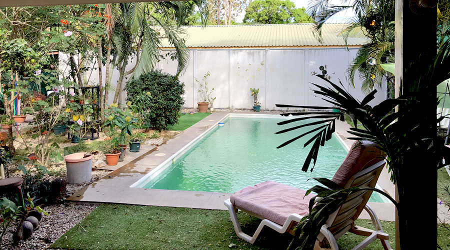 Costa Rica - Guanacaste - Tamarindo - Casa mi Vecina - La piscine et la maison - Vue 2