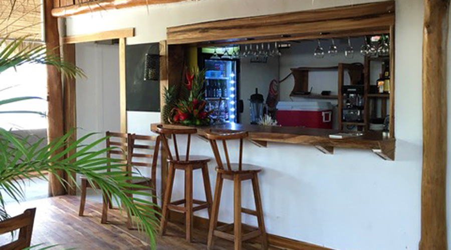 Costa Rica - Guanacaste - Restaurant Murs & Fonds - Le bar