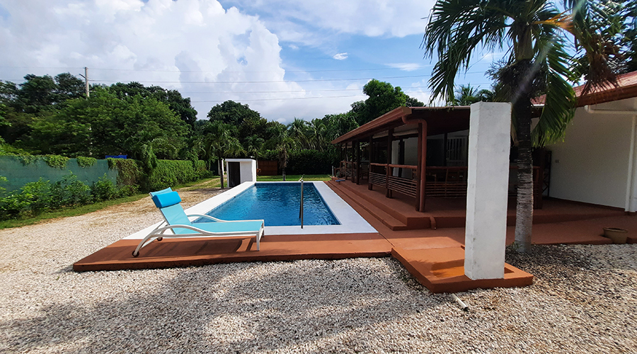 Costa Rica - Guanacaste - Tamarindo - Rancho Castillo - Piscine - vue 1