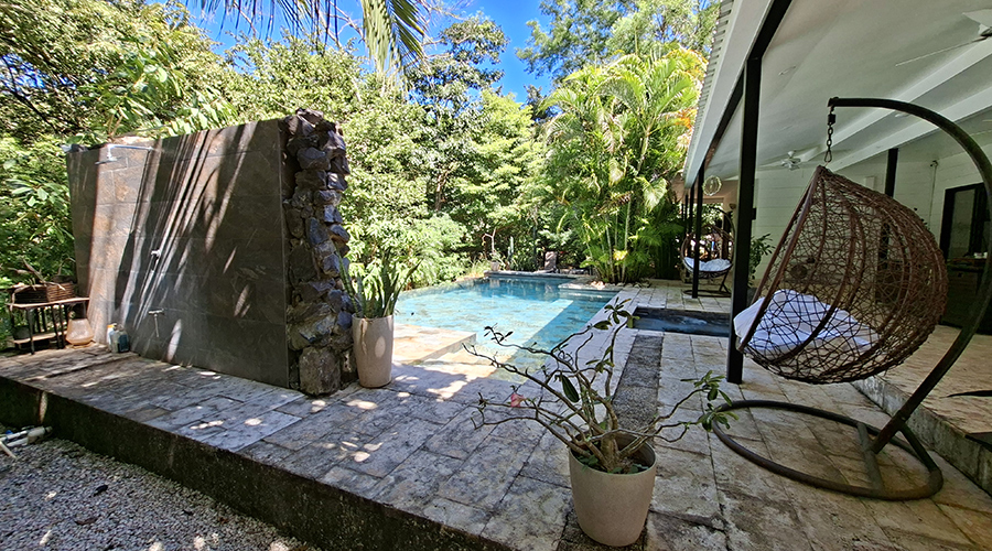 Costa Rica - Guanacaste - Tamarindo - Villa Panama - Ext�rieur - Piscine - Vue 4