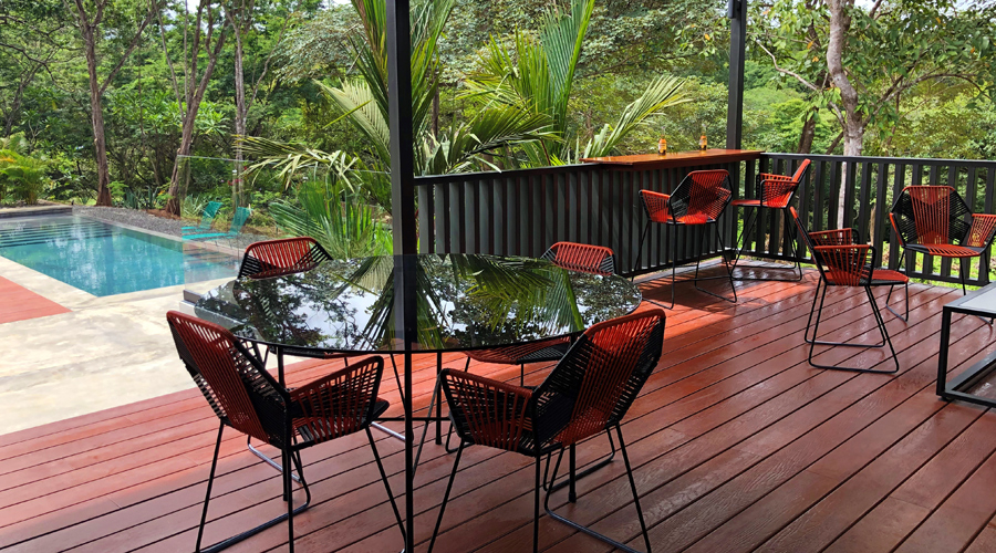 Costa Rica, Guanacaste, Villareal, Villa Perico, ZEN, du style - Terrasse BBQ - Vue 1