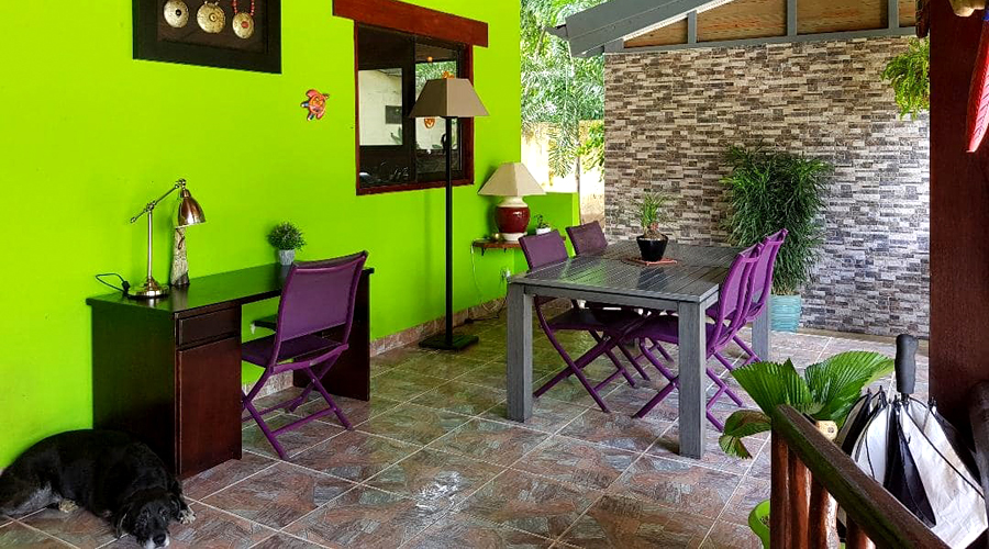 Costa Rica - Jaco - Herradura - B&B maison + 3 unités locatives - Maison principale - Terrasse - Vue 2