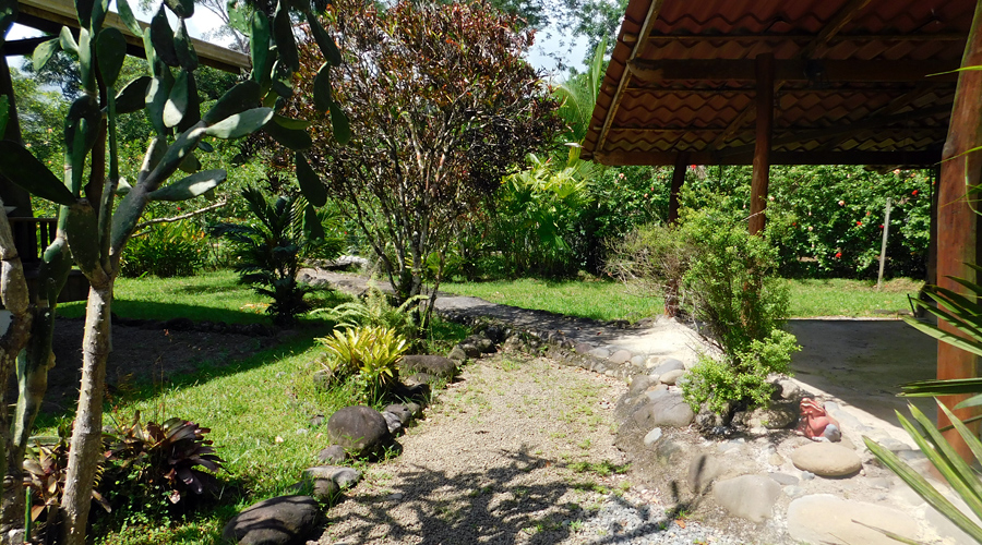 Costa Rica - Limon - Cahuita - Casa Serenidad - Le jardin - Vue 4