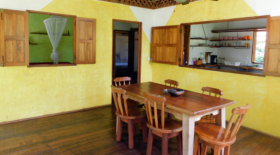 Costa Rica - Limon - Cahuita - Casa Serenidad - La terrasse - Vue 2