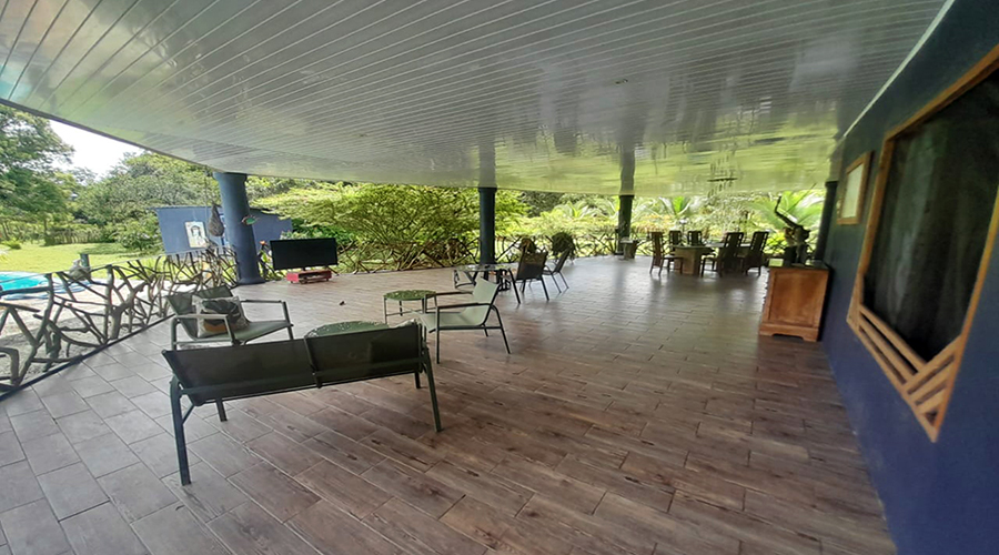 Costa Rica - Limon - San Miguel - Casa Caraibes - Extrieur - Terrasse - Vue 2