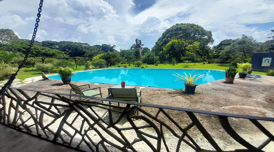 Costa Rica - Limon - San Miguel - Casa Caraibes - Extrieur - Terrasse - Piscine - Vue 1