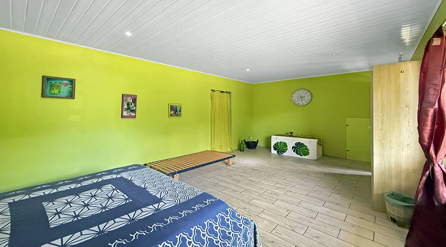 Costa Rica - Limon - San Miguel - Casa Caraibes - Intrieur - Chambre 1 - Vue 1
