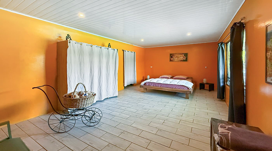 Costa Rica - Limon - San Miguel - Casa Caraibes - Intrieur - Chambre 3 - Vue 1