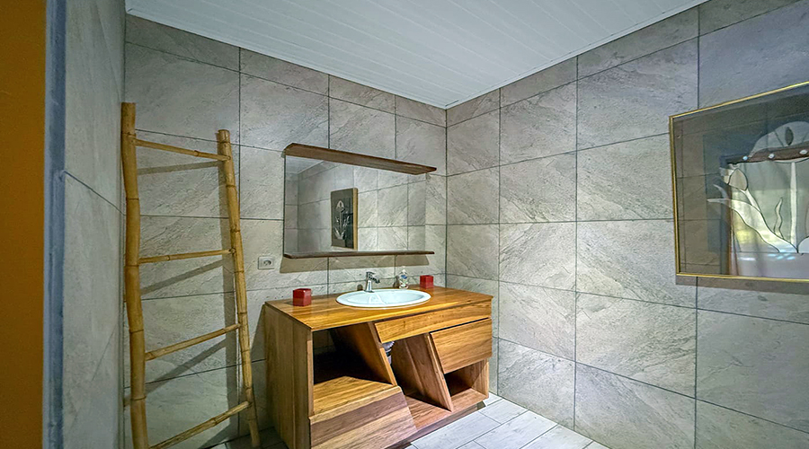 Costa Rica - Limon - San Miguel - Casa Caraibes - Intrieur - Salle De Bain 1 - Vue 1