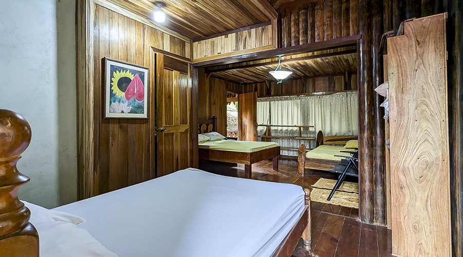 Costa Rica - Cahuita - Casa Bamb - Cabina 2 - Chambre - vue 2