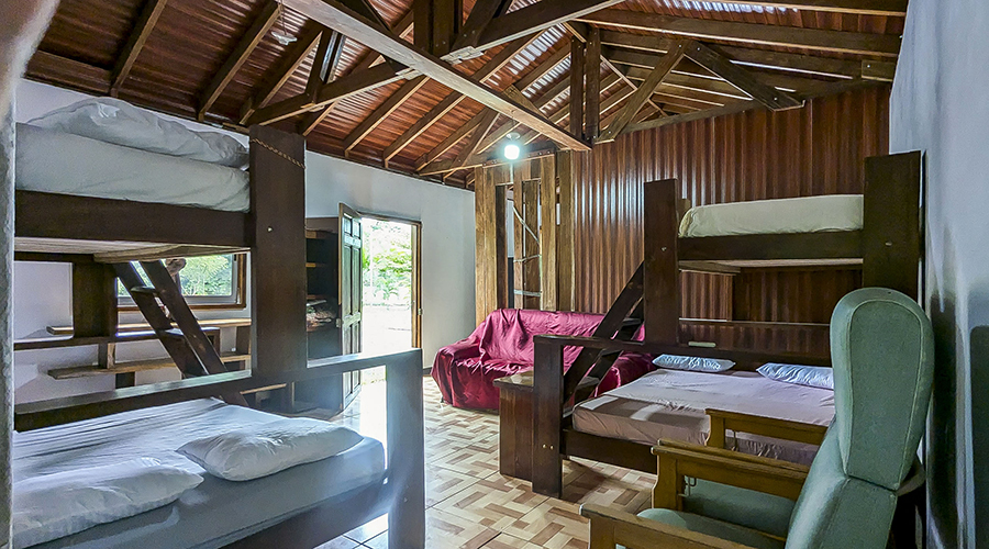 Costa Rica - Cahuita - Casa Bamb - Cabina  - Chambre - vue 1