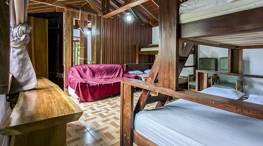 Costa Rica - Cahuita - Casa Bamb - Cabina  - Chambre - vue 2