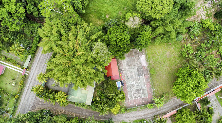 Costa Rica - Cahuita - Casa Bamb - Drone, vue du ciel