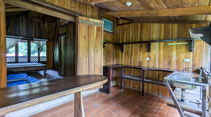 Costa Rica - Cahuita - Casa Bamb - Maison principale - Etage - Studio, cuisine