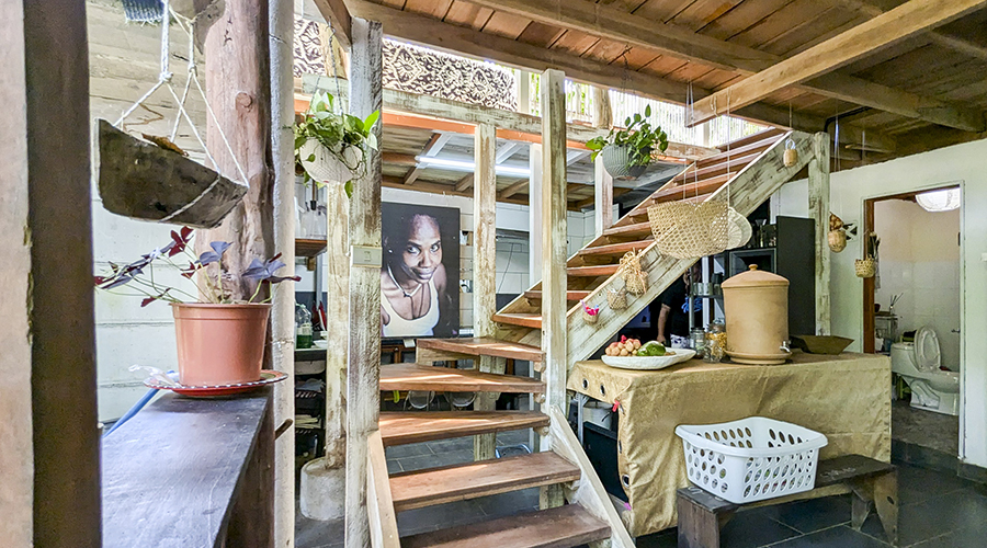 Costa Rica - Puerto Viejo - Ensemble locatif - Maison principale - Escalier
