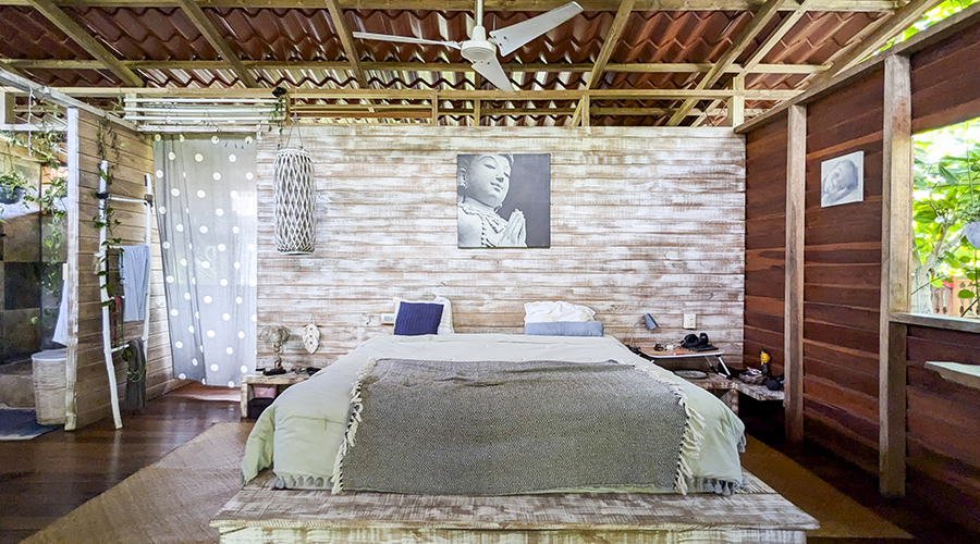 Costa Rica - Puerto Viejo - Ensemble locatif - Maison principale - Chambre