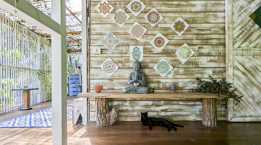 Costa Rica - Puerto Viejo - Ensemble locatif - Maison principale - Terrasse