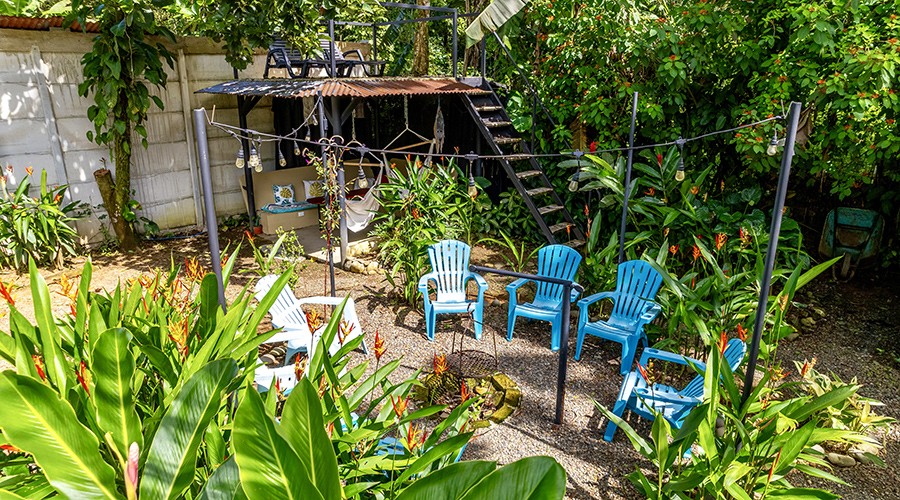 Costa Rica - Osa - Bahia Ballena - Auberge Tropicale - Espace BBQ - vue 2