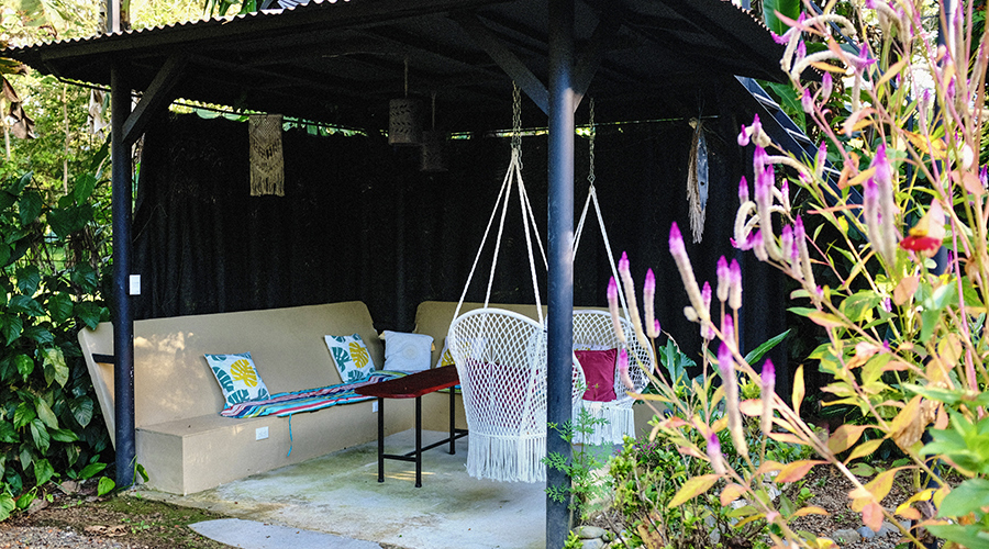 Costa Rica - Osa - Bahia Ballena - Auberge Tropicale - Espace d�tente